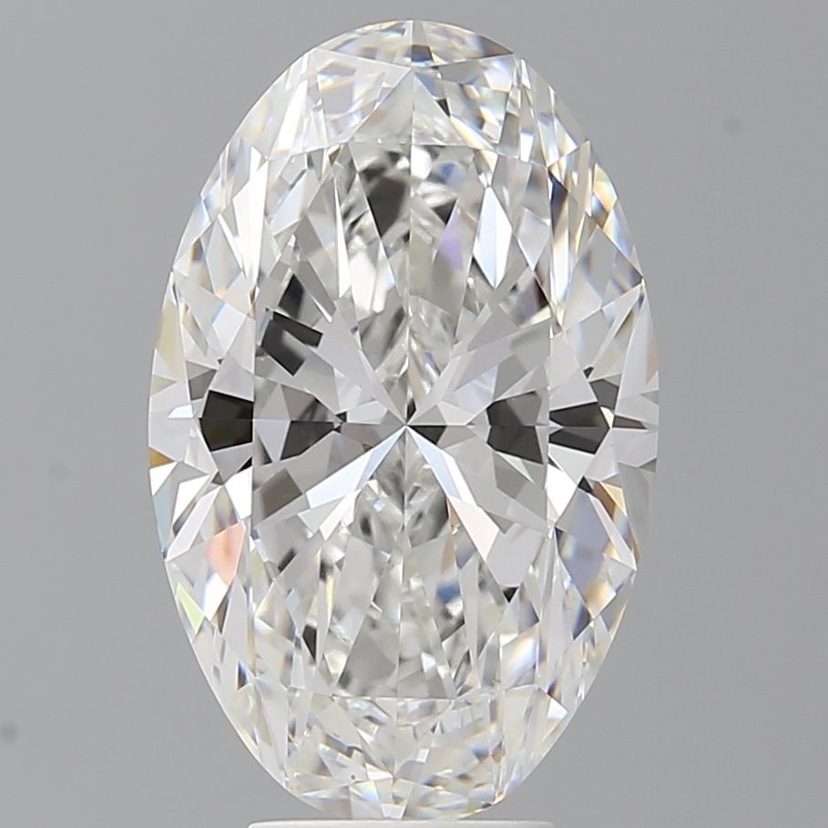 6.07 ct. oval Lab Grown Diamond front image
