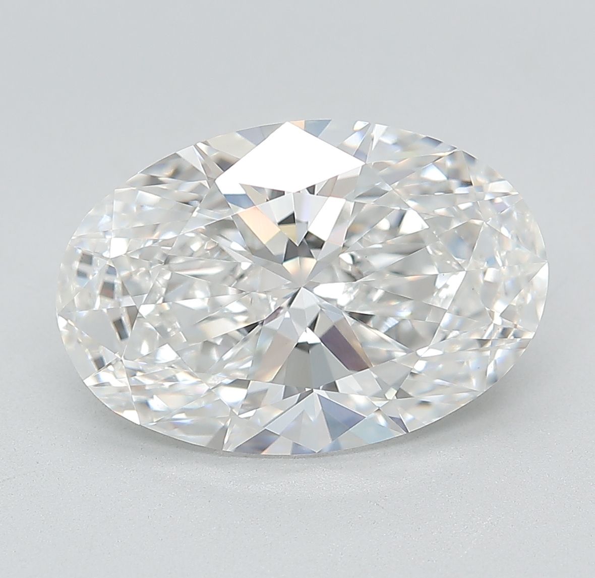 5.34 ct. oval Lab Grown Diamond front image