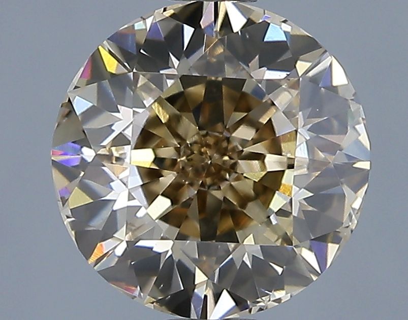 Diament 2.02 ct Yellow Brown/VS2