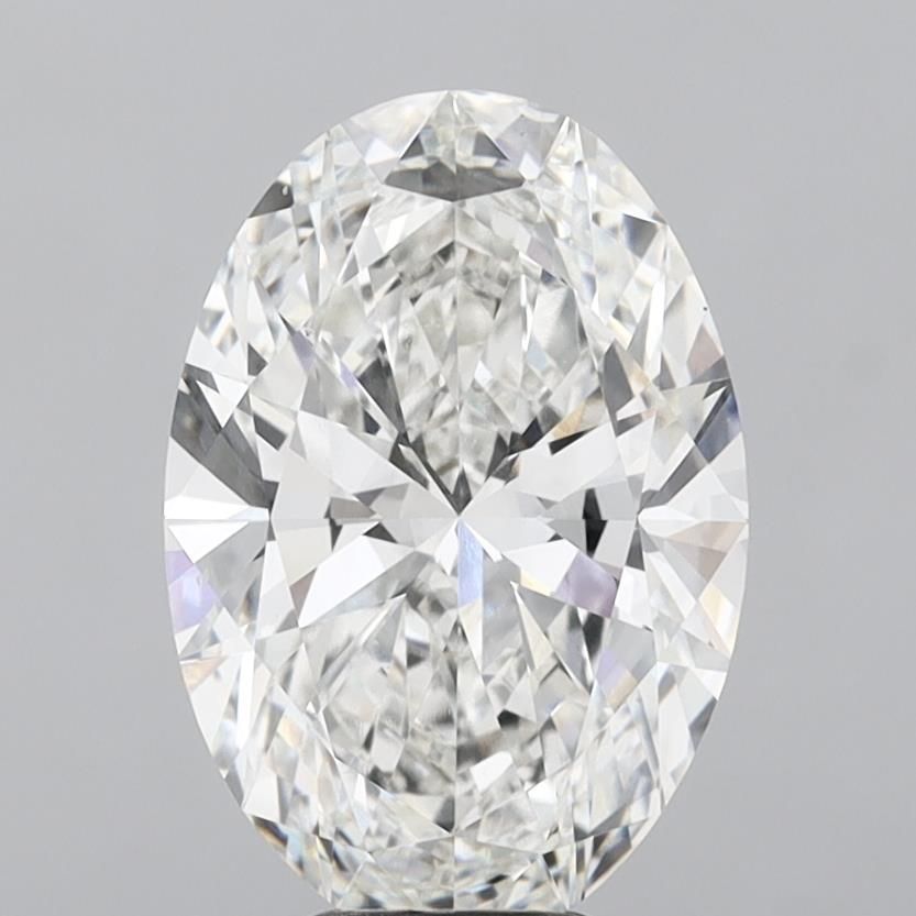 7.02 ct. oval Lab Grown Diamond front image