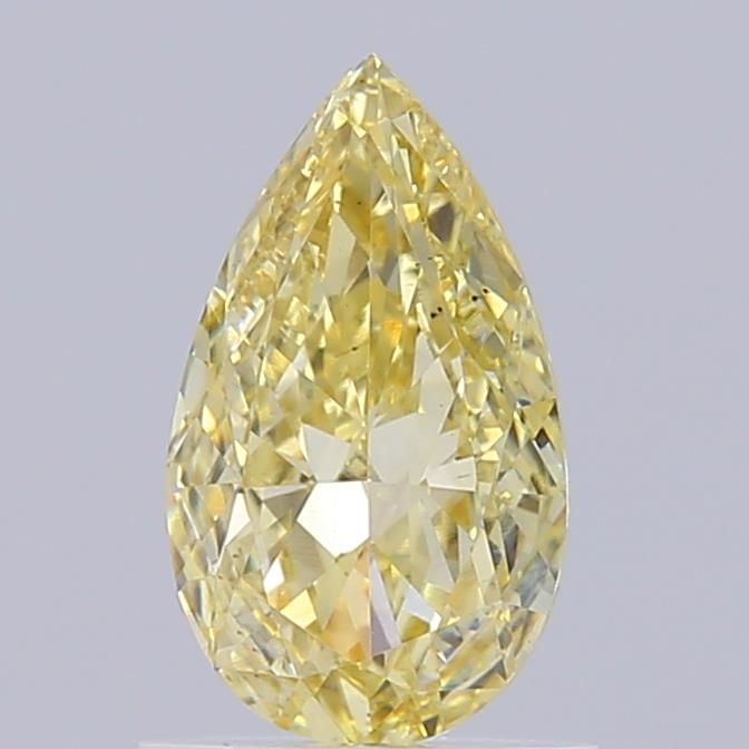 1.07 CT Fancy Yellow PEAR