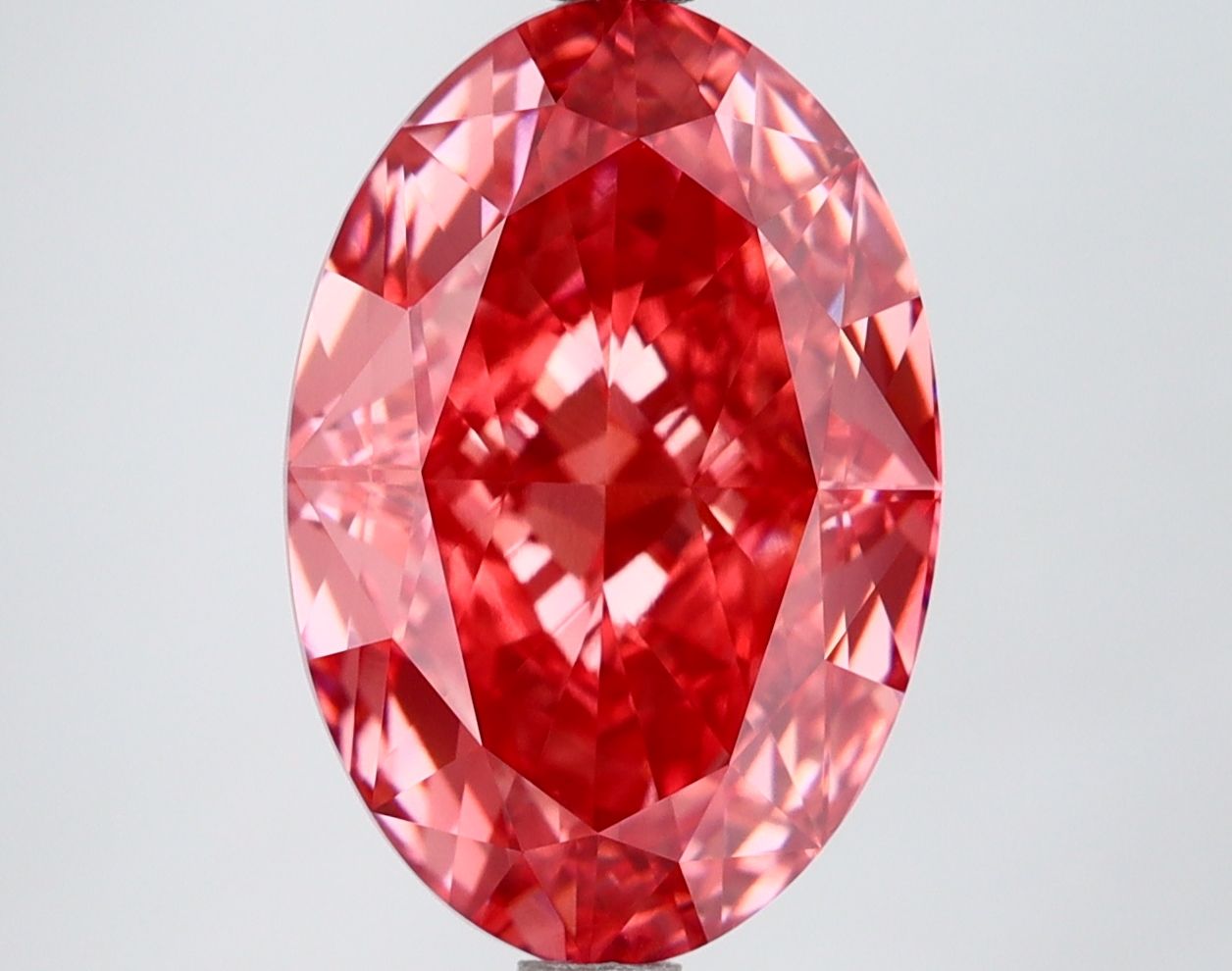 6.02 ct. oval Lab Grown Diamond front image