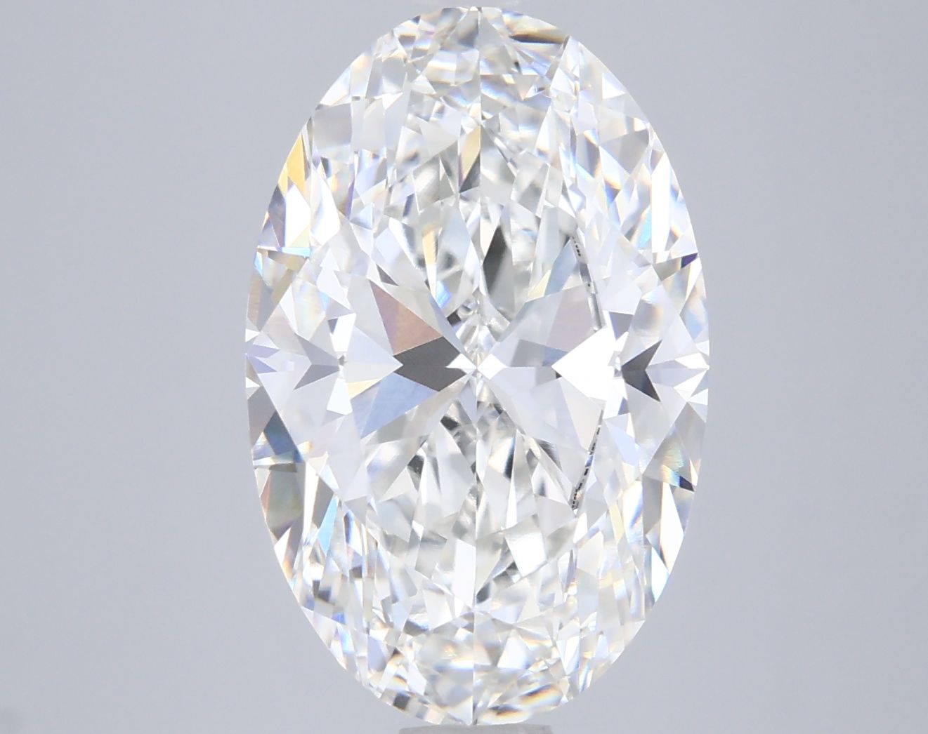 5.04 ct. oval Lab Grown Diamond front image