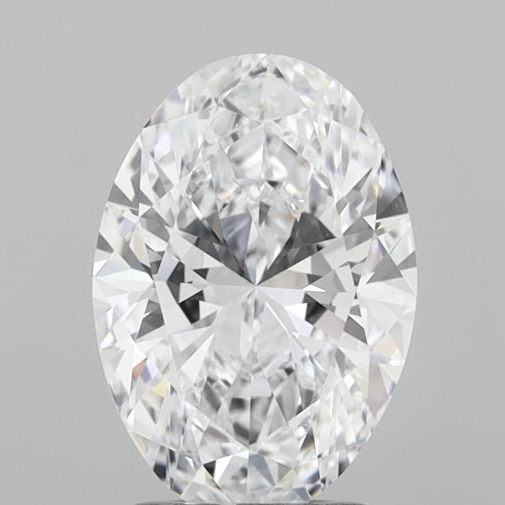 2.10 ct. oval Lab Grown Diamond front image