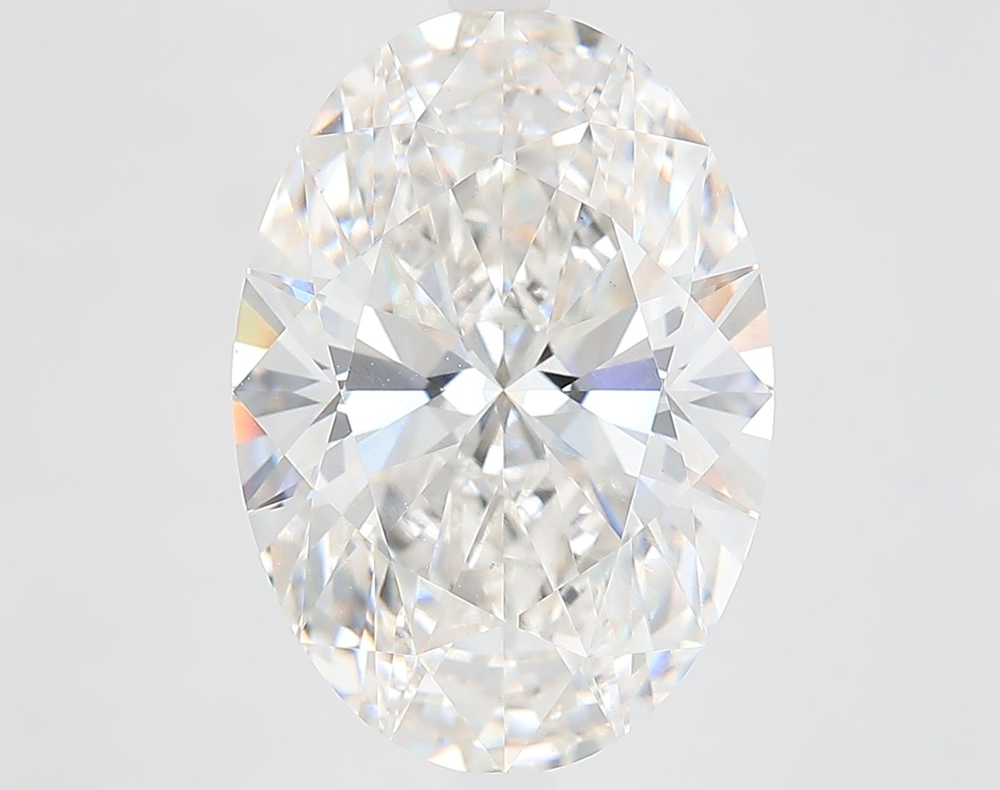 7.73 ct. oval Lab Grown Diamond front image