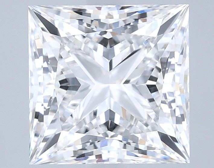 3.14 ct. princess Lab Grown Diamond front image