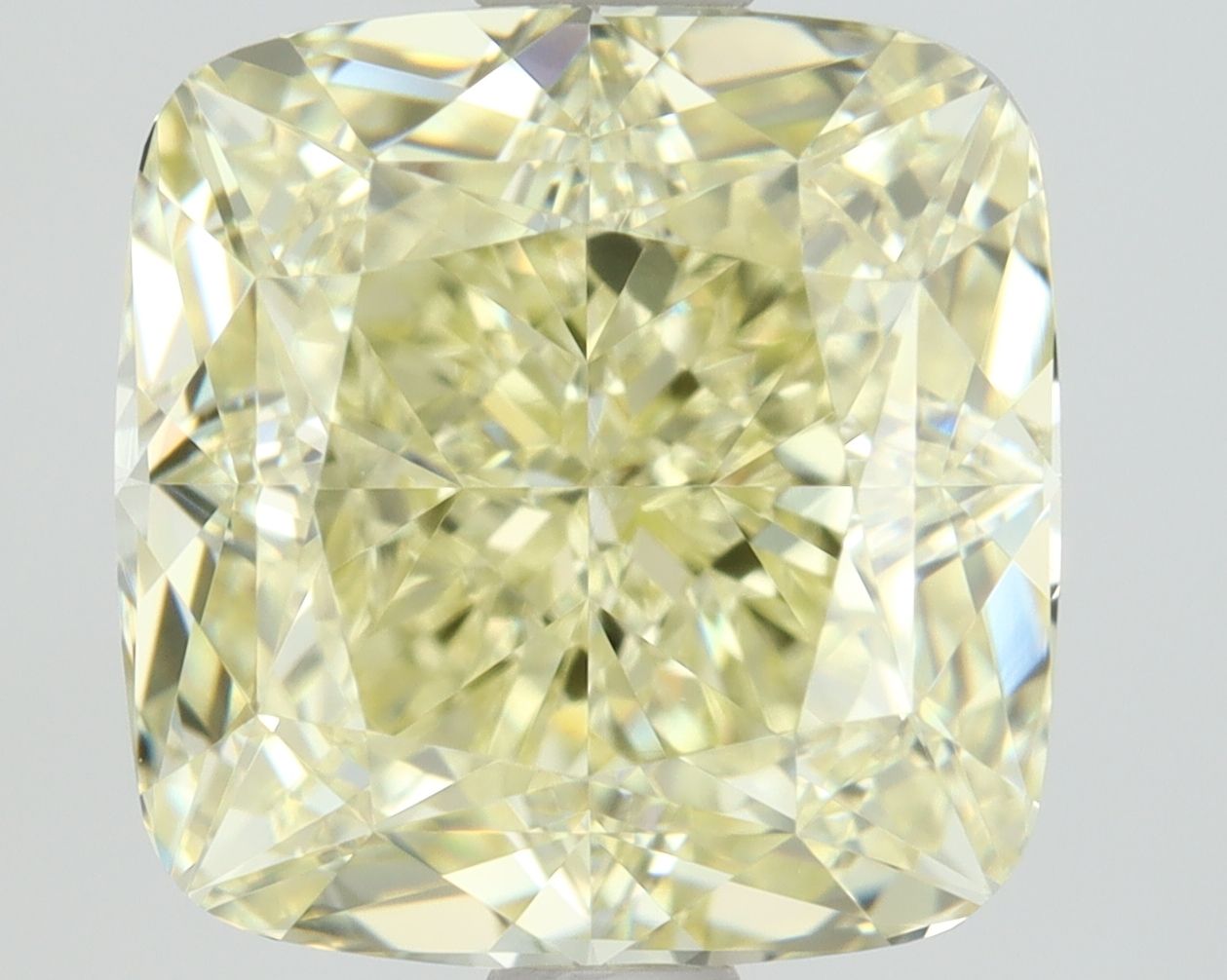 Diament 2.1 ct Fancy Light Yellow/VS1