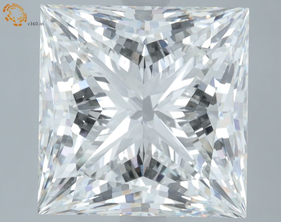 5.05 ct. princess Lab Grown Diamond front image