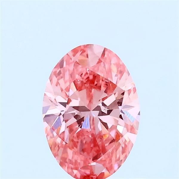 0.56 CT Fancy Vivid Pink OVAL