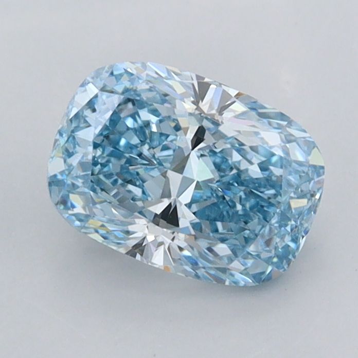 1.0 CT Fancy Vivid Blue CUSHION MODIFIED