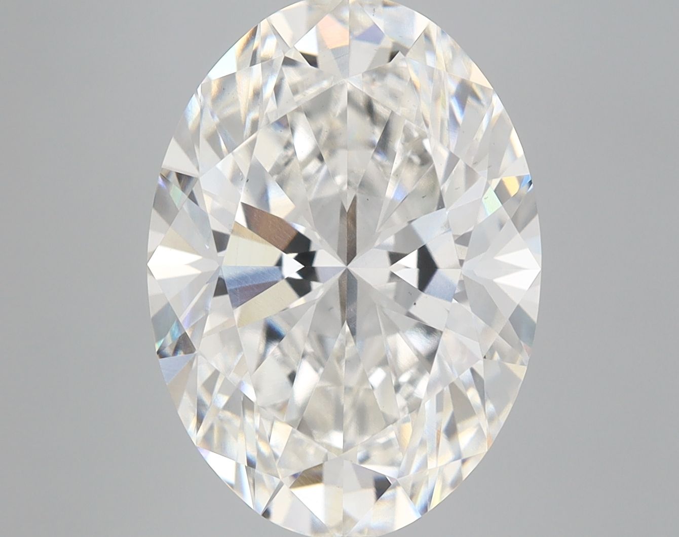 7.05 ct. oval Lab Grown Diamond front image