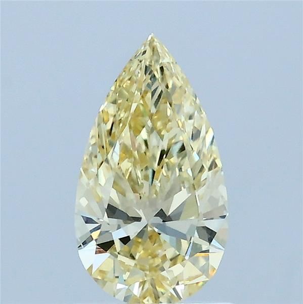 0.74 CT Fancy Intense Yellow PEAR