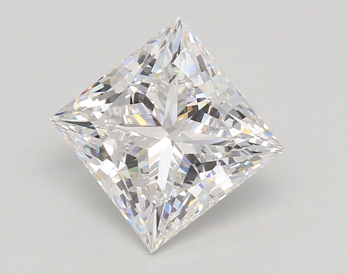 3.91 ct. princess Lab Grown Diamond front image