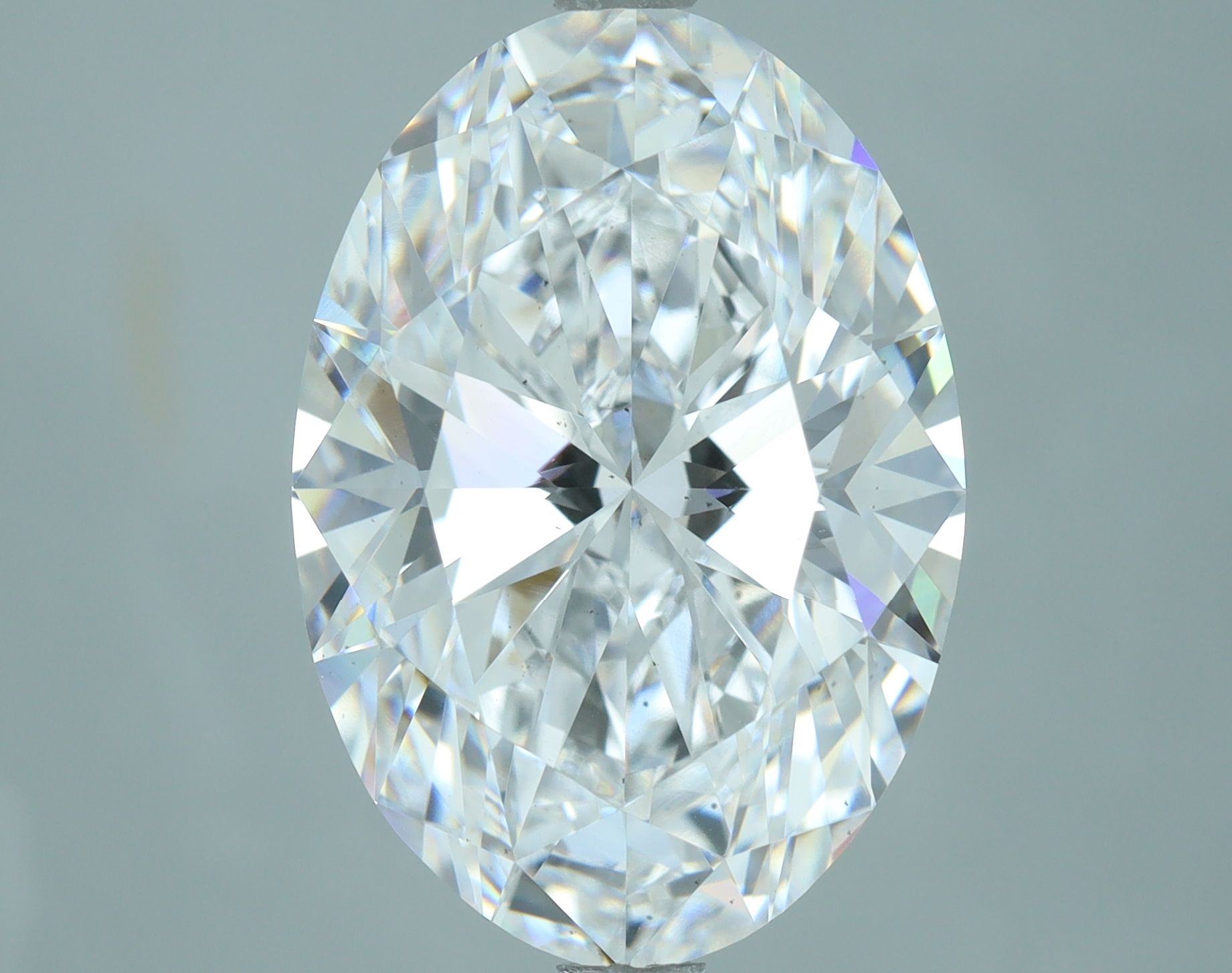 6.01 ct. oval Lab Grown Diamond front image