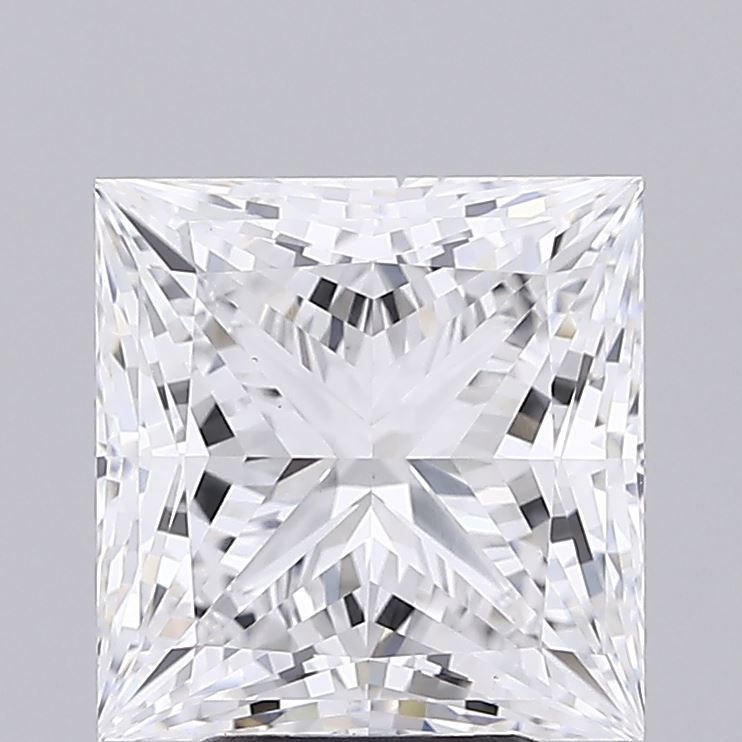 5.12 ct. princess Lab Grown Diamond front image