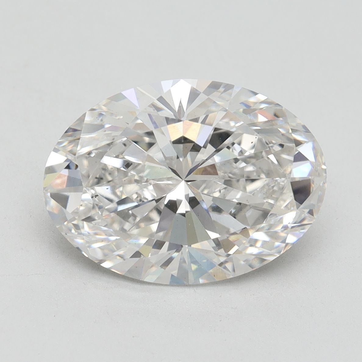 4.07 ct. oval Lab Grown Diamond front image