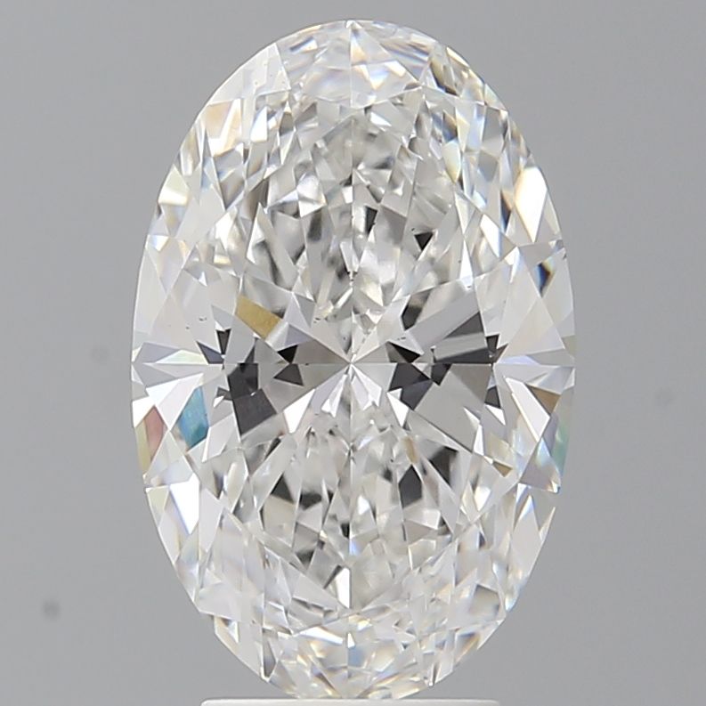 4.10 ct. oval Lab Grown Diamond front image