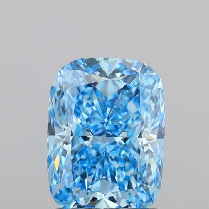 1.01 CT Fancy Vivid Blue CUSHION MODIFIED