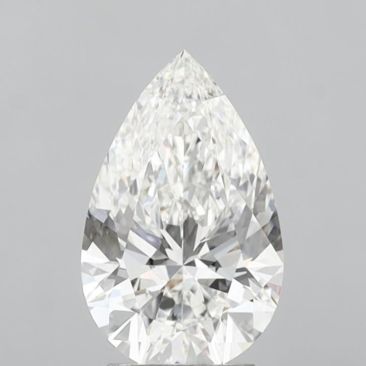 3.08 carat f VS1 EX Cut IGI pear diamond