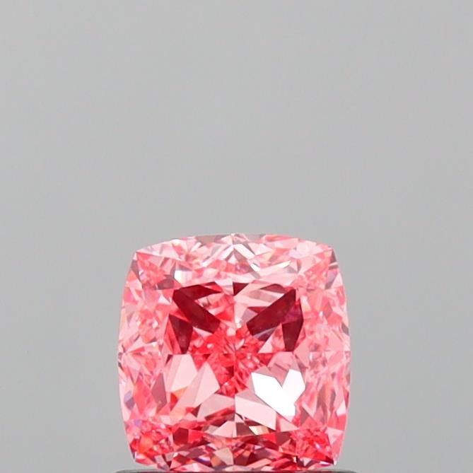 1.08 CT Fancy Vivid Pink CUSHION MODIFIED