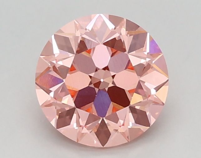 0.87 CT Fancy Vivid Pink OLD EUROPEAN CUT