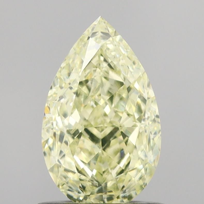 Diament 1.01 ct Fancy Light Greenish Yellow/VS2