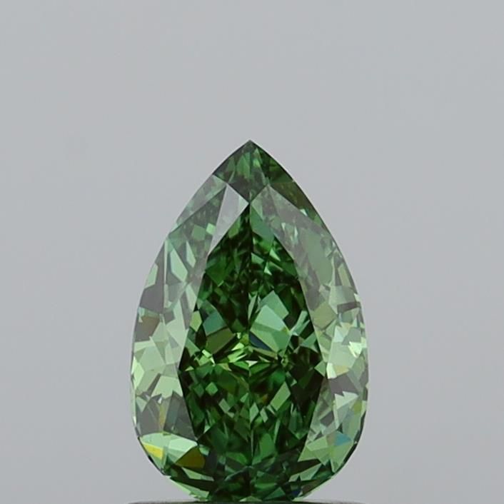 1.07 CT Fancy Vivid Green PEAR