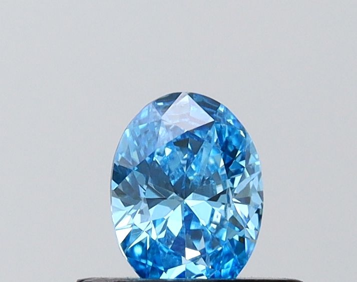 0.46 CT Fancy Vivid Blue OVAL