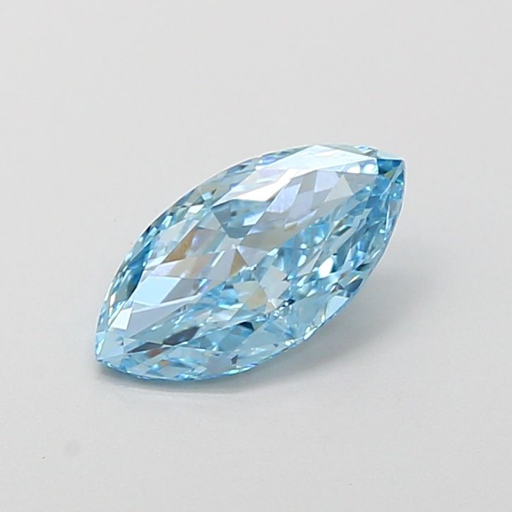 0.94 CT Fancy Vivid Blue MARQUISE
