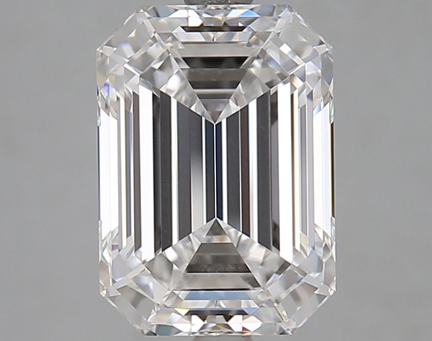 Diamant Émeraude 4.02 ct - Couleur D - Pureté VVS2