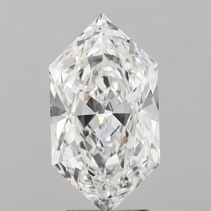 4.07 ct lab-grown Hexagonal Diamond