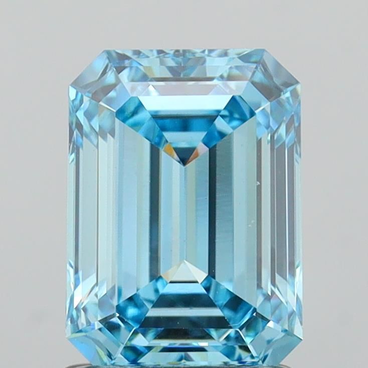 1.83 CT Fancy Vivid Blue EMERALD