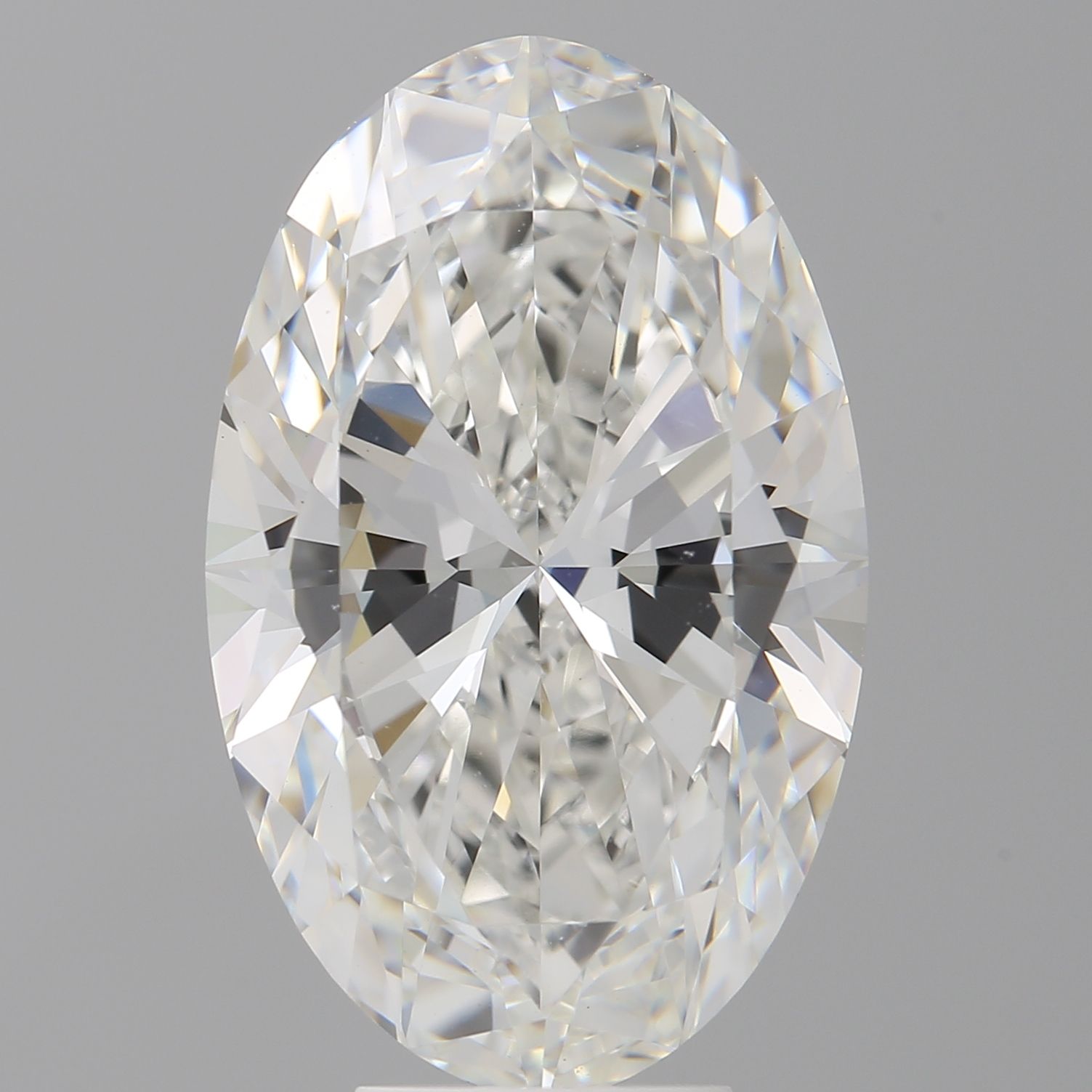 7.07 ct. oval Lab Grown Diamond front image