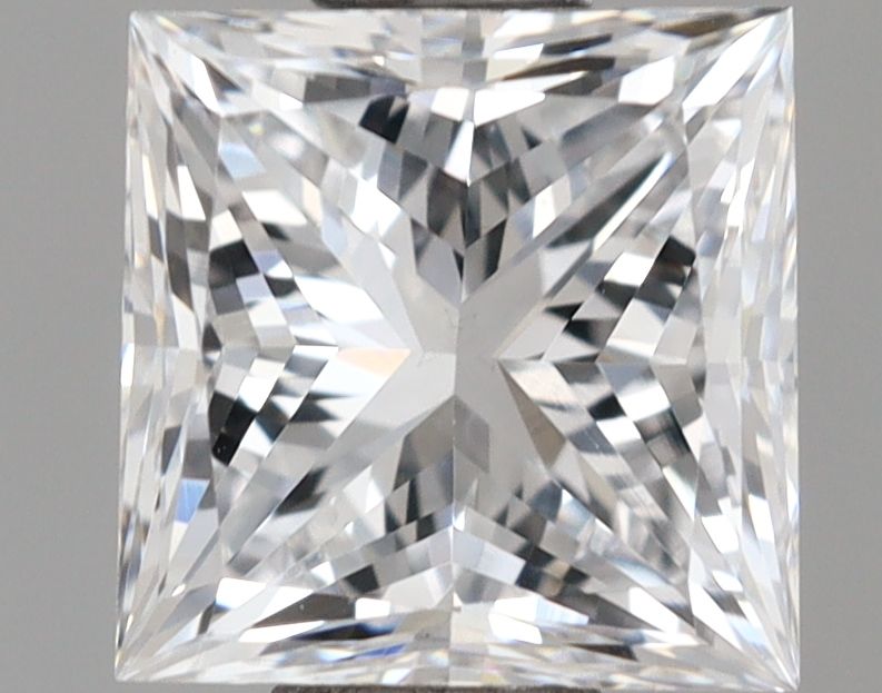 0.91 ct lab-grown Princess Diamond
