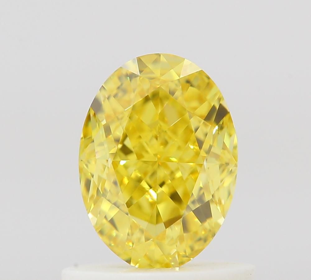Diament 1.0 ct Fancy Vivid Yellow/VVS1