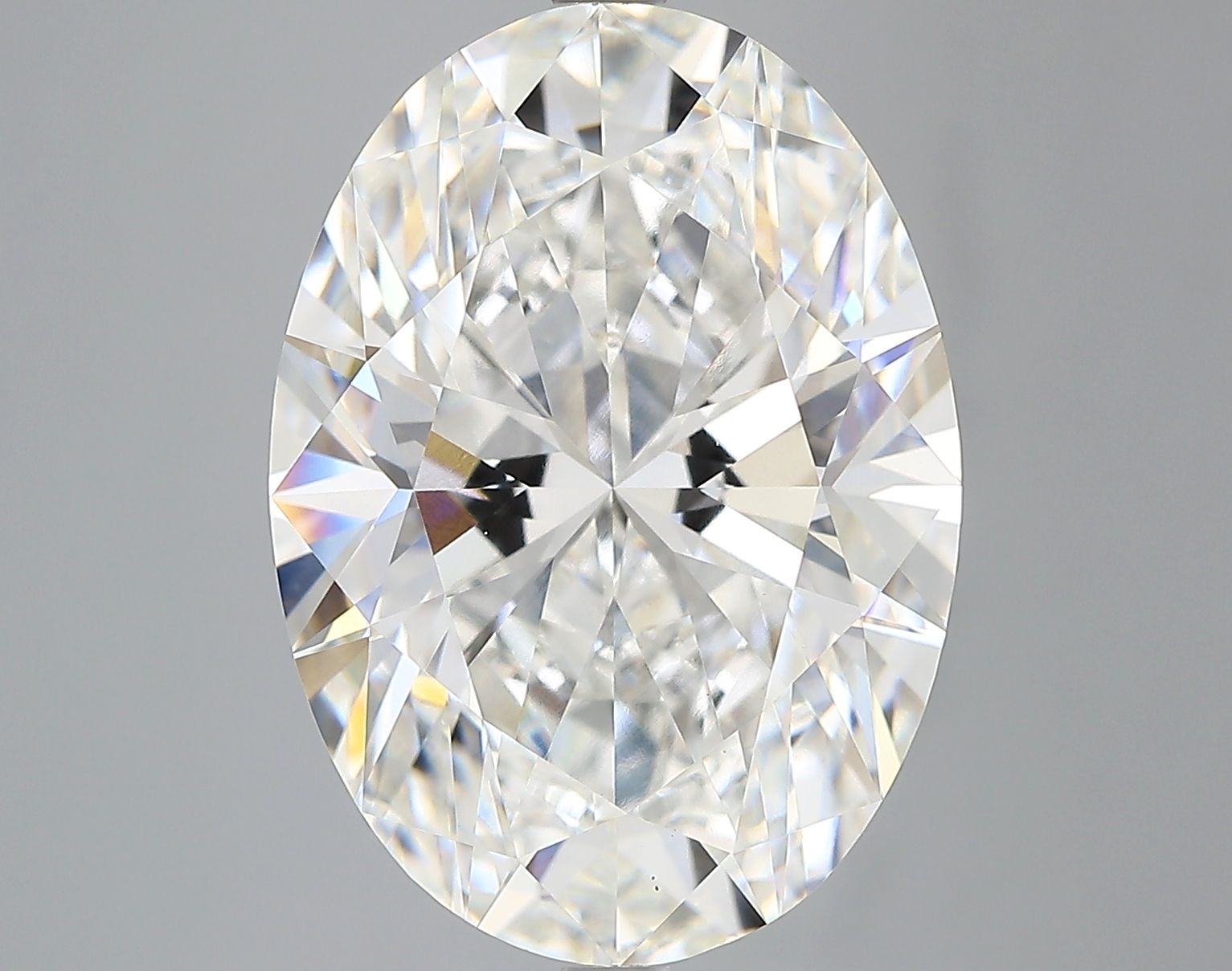 8.09 ct. oval Lab Grown Diamond front image