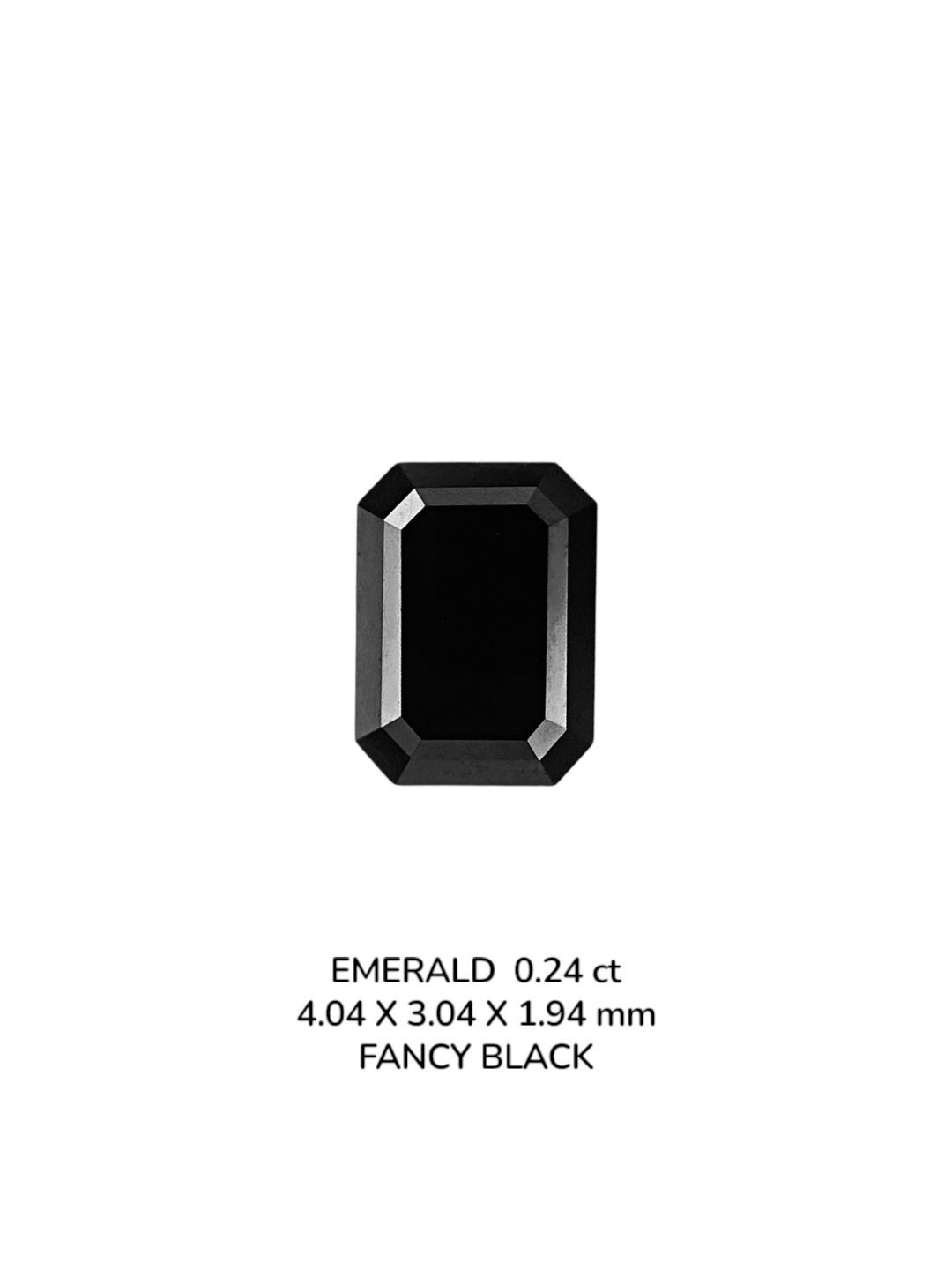 Diament 0.24 ct Fancy Black/VVS2