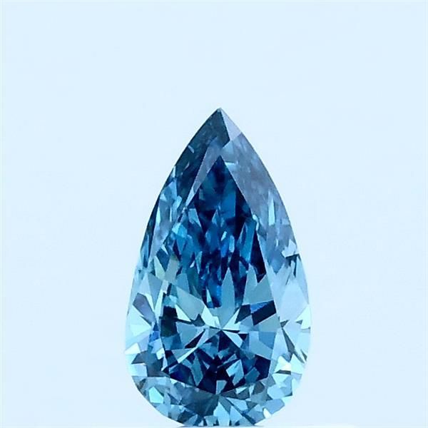 0.31 CT Fancy Vivid Blue PEAR