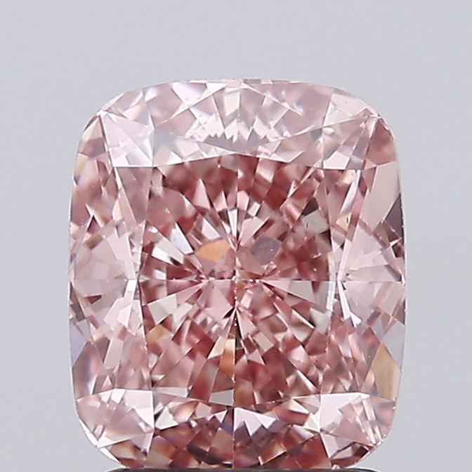 2.02 CT Fancy Intense Pink CUSHION MODIFIED