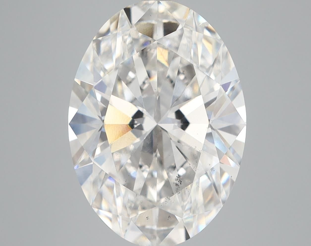 5.02 ct. oval Lab Grown Diamond front image
