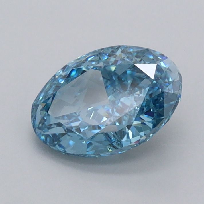 1.05 CT Fancy Vivid Blue OVAL