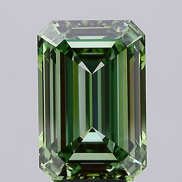 6.07 ct. emerald Lab Grown Diamond front image