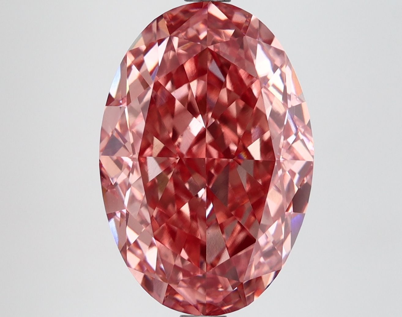 6.58 ct. oval Lab Grown Diamond front image