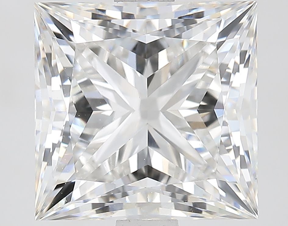 3.14 ct. princess Lab Grown Diamond front image