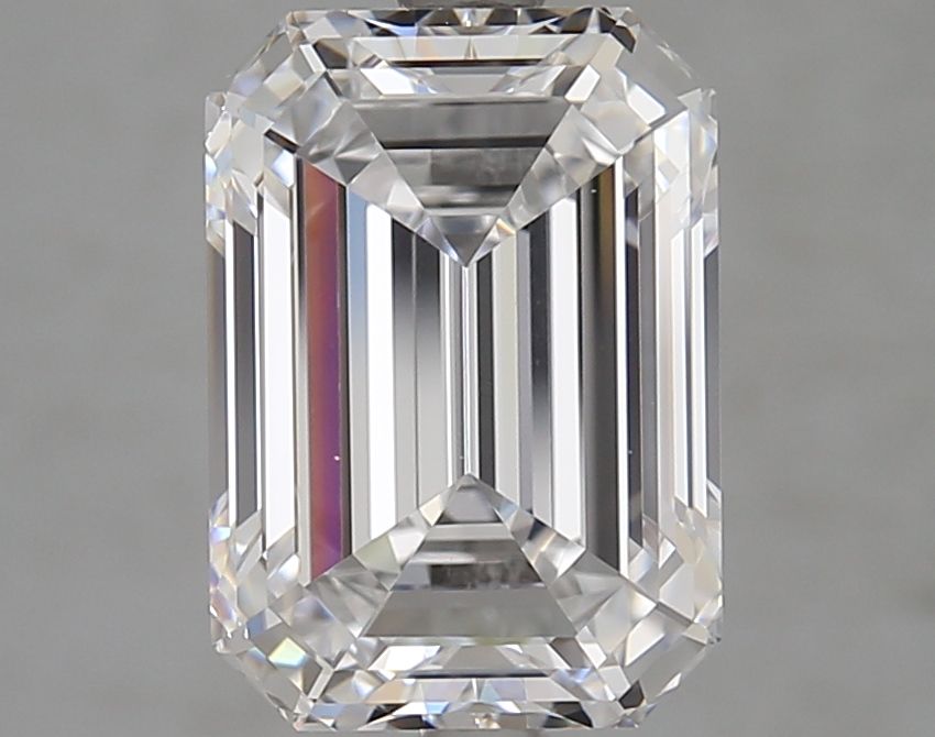 Diamant Émeraude 4.03 ct - Couleur D - Pureté VVS2