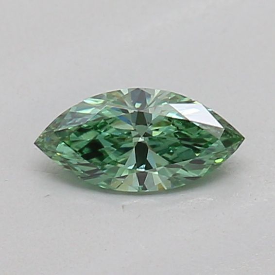 0.15 CT Fancy Vivid Green MARQUISE