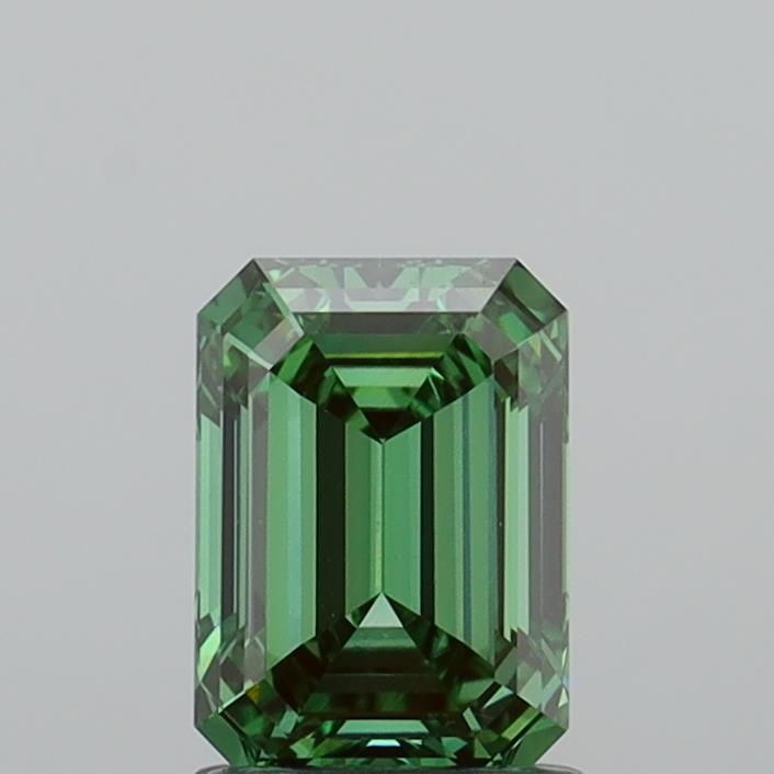 1.52 CT Fancy Vivid Green EMERALD