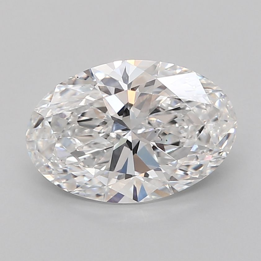 3.02 ct. oval Lab Grown Diamond front image