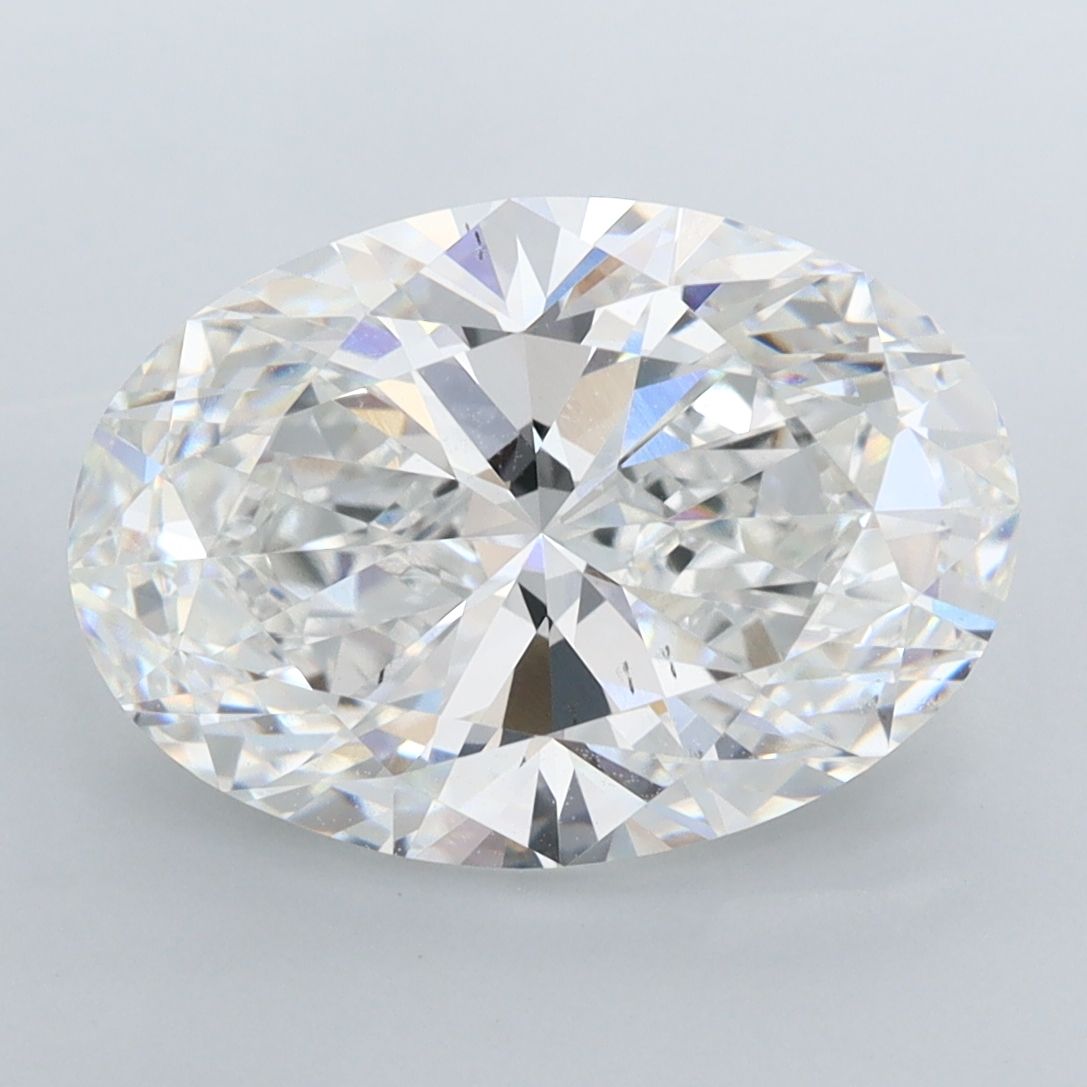 5.05 ct. oval Lab Grown Diamond front image