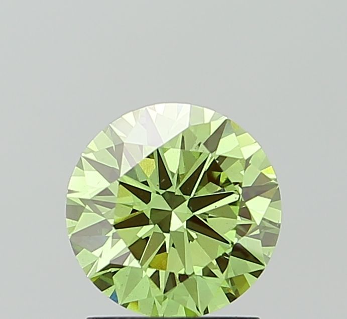 1.49 CT Fancy Vivid Green ROUND